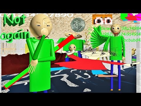 BALDI HAS TO HANDLE ANOTHER CORRUPTION MOD!! | Baldi's Basics MOD: Filename2 Corrupted Everything