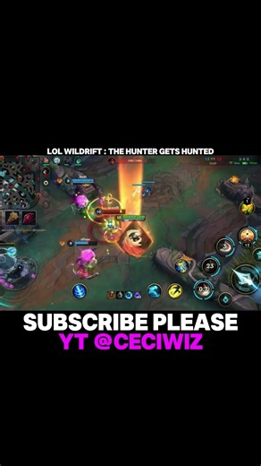 LOL WILDRIFT : THE HUNTER GETS HUNTED - League of Legends - #shorts