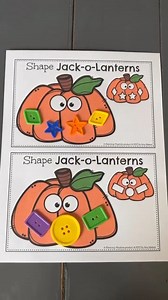 These pumpkin morning tubs are a great way to practice Preschool skills this Fall. https://planningplaytime.com/pumpkin-activities/ | Planning Playtime - Learning Through Play