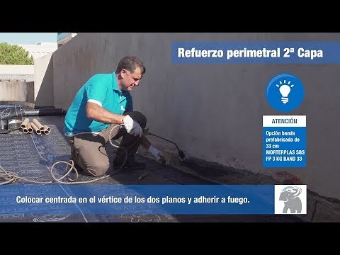 Como impermeabilizar una cubierta existente con lámina asfáltica