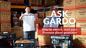 14 reactions · 7 comments | #AskGardo will show us how to electric start a Promate diesel generator. #Tuloyanglife - - © Studio54 | Promate Generators, Philippines | Facebook
