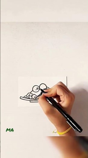 How to draw spaghetti? 😳🍝so cute pasta #howtodraw #socute #easy #shorts