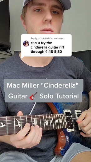 Mac Miller Cinderella Guitar Solo Tutorial