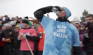 This Outdoor Winter Drinking Game Looks Like The Greatest Drinking Game Ever