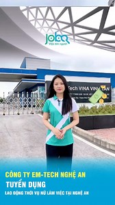 Công ty Emtech - Vinh Tân tuyển Nữ (thời vụ) - sản xuất linh kiện điện tử. Thu nhập 7-9tr/tháng. LH: 0833.996.888 #vieclamthoivu #vieclamnghean #vieclamcongnhandientu #vieclamphothongnu #tintuyendung #viectimnguoi #jobonhatuyendung | Khánh Hòa Tuyển Dụng | Facebook