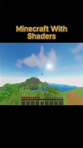 Minecraft Without Shaders Vs Minecarft With Shaders