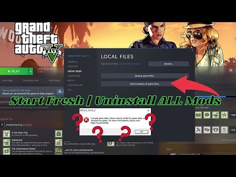 How to Delete ALL Mods! (EASY) Fresh Start - GTA 5 Mods