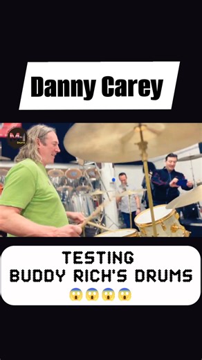 Danny Carey! Testing buddy Rich's Drums? ✅🙌🏻🙌🏻🙌🏻 #drumsdaily #drumstagram #drummer #drummers #drumsdrumsdrums | MH DRUMS