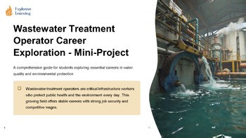 Wastewater Treatment Operator Career Exploration - Tools & Tech Lesson Grades...