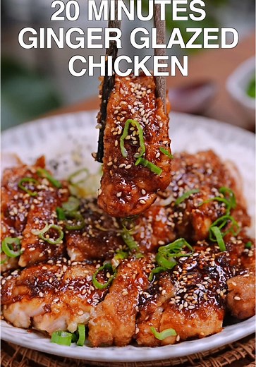 Ginger Glazed Chicken Recipe in Just 20 Minutes