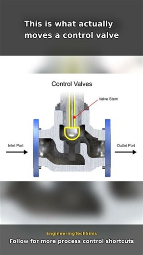 How Control Valve Actuators Work | Spring, Solenoid and Motor Actuators #Shorts