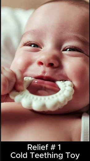 Teething Relief: 5 Soothing Techniques That Actually Help 🦷 #shorts