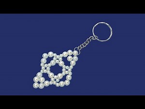 How To Make A Beaded Keychain / Beaded Keychain Tutorial For Beginners