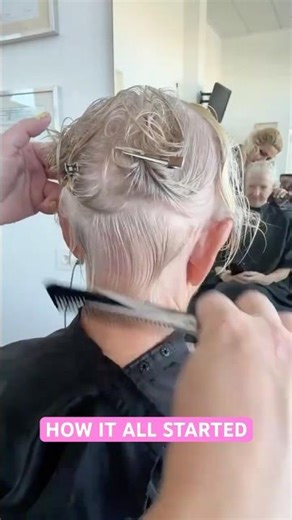 HOW IT ALL STARTED PIXIE HAIRCUT BY VIVYAN HAIR DESIGN! 🤩✂️🏆✨ #haircut #pixiehaircut #haircutting