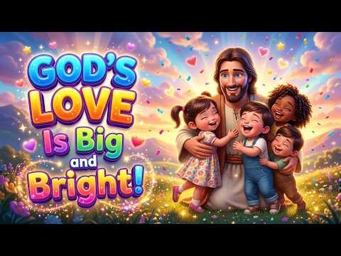 God’s Love Is Big and Bright | Christian Kids Song 🌟