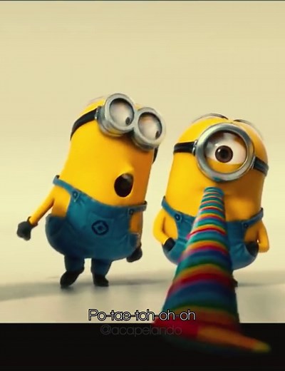 Los Minions Cantando la Canción de Banana