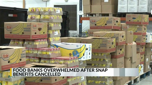 Local food banks overwhelmed