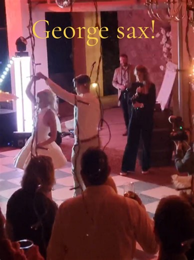 Saxophone Romance in Ibiza: A Wedding Celebration