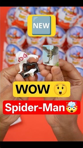 Spider-Man Kinder Joy Surprise Toy Reveal 🕷️🍫 #shorts