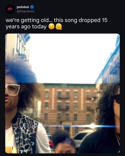 poloboi on Instagram: "we’re getting old… ‘party rock anthem’ dropped 15 years ago today. released in 2011, the song turned lmfao into a global phenomenon almost overnight. redfoo and skyblu mixed electronic dance music with pop hooks and pure party energy, creating a track that was impossible to escape. clubs, radio, commercials, sports events - this song was everywhere. crazy fact: ‘party rock anthem’ went number one in more than 10 countries and became one of the best-selling digital singles