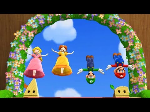 Mario Party 9 - 4 Player by One Controller - Goomba Spotting Minigame|EzMario