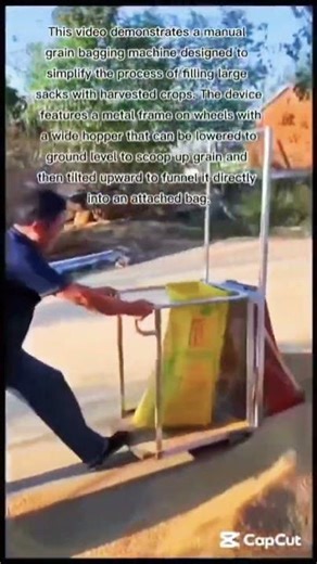 Work Smarter, Not Harder: Manual Grain Loader in Action