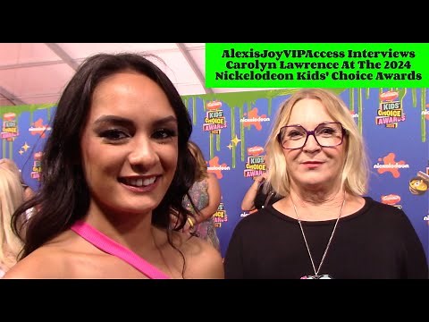 Carolyn Lawrence Talks Sandy Cheeks Movie & SpongeBob - Interview - 2024 Kids Choice Awards