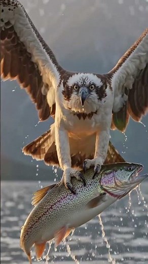 How the Osprey Catches Fish in Seconds!