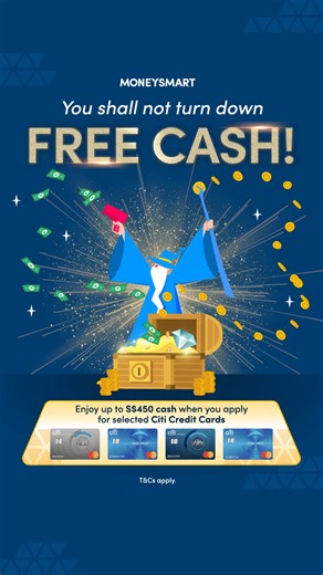 Apply for select Citi Credit Cards and score up to S$450 cash!  朗 | MoneySmart | Facebook