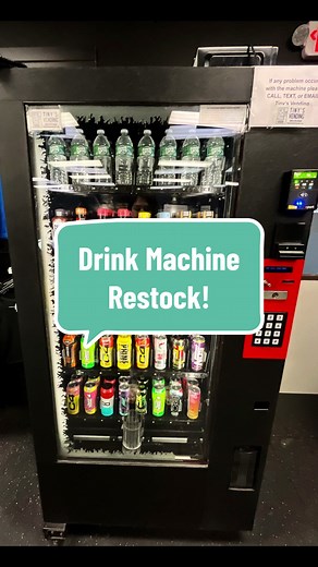 Here’s a refill of our favortie drink vending machine! #asmr #fyp #fypシ #vendingbusiness #vendingmachine #tinysvending #satisfying #worklife #restockasmr #restock #viralvideo #viral #sodamachine