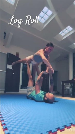 Acroyoga Log Roll | AcroSomaFlow |Washing Machine | Partner Yoga Move