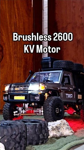 Brushed VS Brushless, Visual Difference #mn82 #mn82s #mn82upgrade