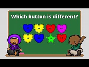 Sorting Buttons, Attributes & Sorting Rules, Colour Shape Size, Virtual School Online Learning FUN!!