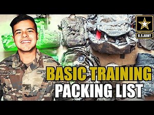 Army Basic Training PACKING LIST (2024) | Don't Forget To Pack These Items!! *MUST WATCH*