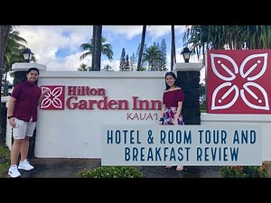 Hilton Garden Inn Kauai, Review! (Room Tour, Breakfast, and Hotel Tour)