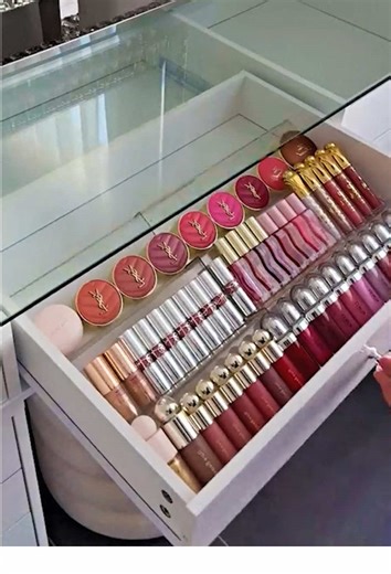ASMR Organizing Makeup Drawer for a Neat Look