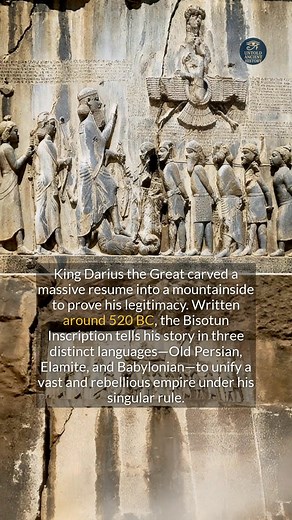 King Darius the Great carved his resume into a mountain to secure his rule over the Persian Empire. #history #ancienthistory #archaeology | Untold Ancient History