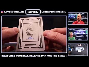 UNREAL BREAK! 2025 Panini National Treasures Football Hobby 4 Box Case Break #1