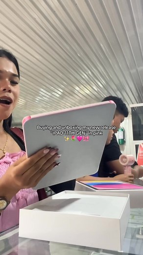 Unboxing ipad 11th thank you lord✨🥹🩷🌷 #ipad #vlogger #mommyblogger #mommylife #yllanis #yllana | JO NA II