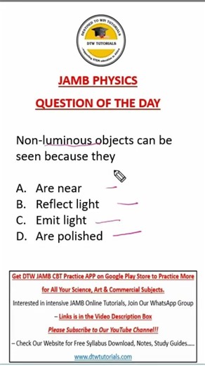 JAMB Physics 2026 Question of the Day #jamb #jamb2026 #jambphysics