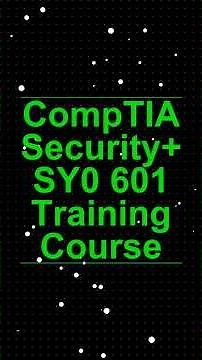 CompTIA Security+ SY0-601 Full Training Course | Complete Blueprint Review #comptia