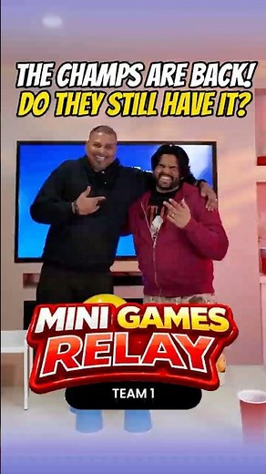 Mini Games Relay Challenge! FASTEST TIME WINS 🏆 TEAM 1