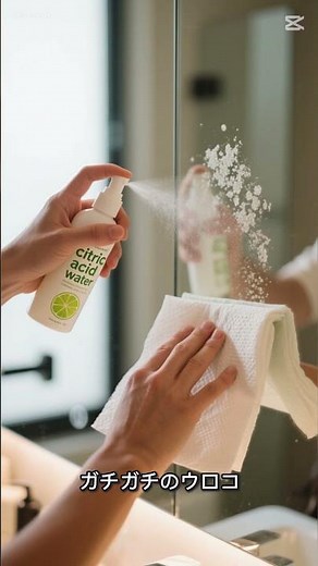 風呂の鏡のウロコを簡単に落とす方法