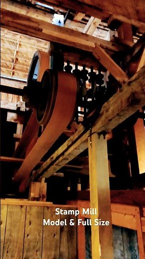 Stamp Mill at the Western Museum of Mining & Industry - Model & Full Size