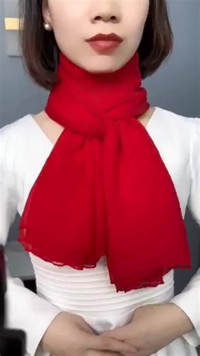 Scarves knot #beautiful #elegant #tips #foryou