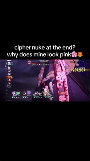 Cipher I love you but you’ve got competition for nuking at the end🫣 #evanescia#cipher#honkaistarrail#hsrcreators#0cycle