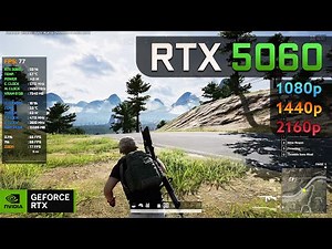 RTX 5060 | PUBG:Battlegrounds Benchmark | 1080p, 1440p, 2160p