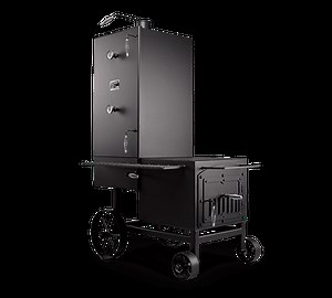 Yoder Stockton Vertical Offset Wood Pit Barbecue Smoker - Grillbillies BBQ