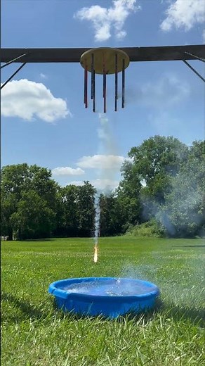 Roman Candles Shooting into Water