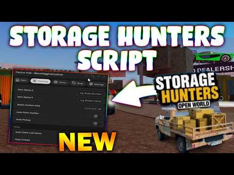 *NEW* Storage Hunters: Open World Script (PASTEBIN 2026) (AUTO BET,AUTO PLACE,AUTO SELL,AUTO UNLOAD)